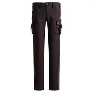 Pantalon Softshell Terrax Workwear Gr.50 Noir/Limette, Équipement de Randonnée & Sac Étanche - Product Image 2