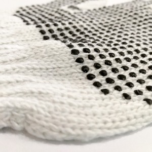 Guantes DE TRABAJO punteados de PVC con agarre mejorado Guantes punteados de algodón con palma de PVC antideslizante para protección de seguridad de Servicio Ligero - Product Image 4