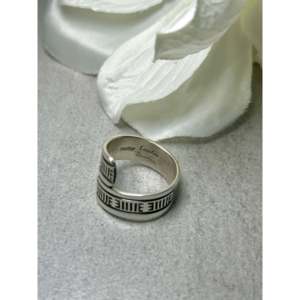 Landon Secalero Romantic <b>Adjustable</b> Sterling Silver <b>Ring</b> Trendy Inlay with Oval Cut Diamond Gold & Rhodium Plating Gift - Product Image 4
