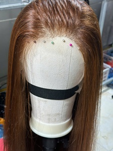 Haute qualité couleur Piano vietnamien cheveux vague vierge cheveux humains pleine dentelle avant perruque droite - Product Image 2