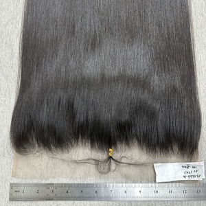 Vietnamese Human Hair Frontal Soft Natural Hairline Double Drawn Thick Ends Silky Smooth Easy To <b>Style</b> - Product Image 1