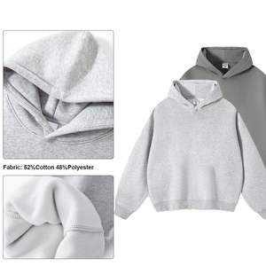 Sweat à capuche personnalisé en gros hiver chaud unisexe pull polaire sweat Streetwear personnalisé broderie fabricant de sweat à capuche - Product Image 1