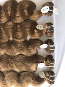 Paquets de vague de corps de vison cambodgien 20 pouces Temple indien cuticule vierge alignée extensions de cheveux humains bruts doux #8 couleur - Product Image 6