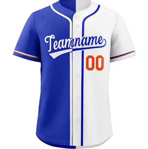 Custom Male Female and Kids Breathable Baseball Jersey Sublimation High Quality Baseball Shirts Embroidery tackle twill - Product Image 2