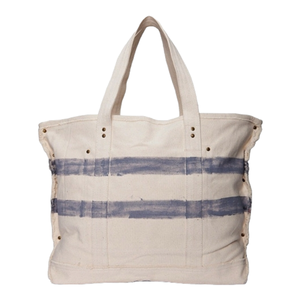 กระเป๋าชายหาดผ้าฝ้ายถักลวดลาย - Product Image 6