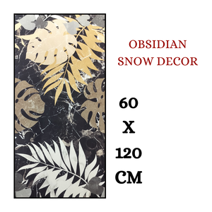 Décor de neige obsidienne Carreaux de sol en porcelaine émaillée polie Intérieurs de vie de luxe Mise à niveau Chambre haute brillance 600mm X 1200mm - Product Image 4