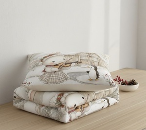 Juego de fundas de almohada de microfibra Harmony Bunny, tela suave, 2 piezas - Product Image 4