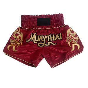 Shorts de boxe Muay Thai pour hommes adultes, best-seller, tissu à séchage rapide, design par sublimation, avec taille élastique - Product Image 1