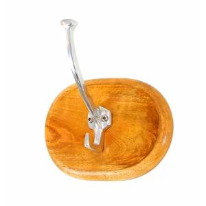 Crochets de base muraux noirs uniques en métal avec un design élégant, parfaits pour la décoration de la maison et l'organisateur de stockage de bureau moderne - Product Image 3