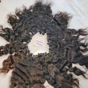 Extensiones de Cabello Indio Remy 100% Naturales, Onduladas y Sedosas, sin Procesamiento Químico, con Cutícula Alineada, Venta al Por Mayor - Product Image 2