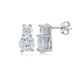 เงาเพทายหินที่สง่างามต่างหูสตั๊ดตุรกีในแบบฉบับ925เงินสเตอร์ลิงเครื่องประดับสำหรับผู้หญิง - Product Image 5