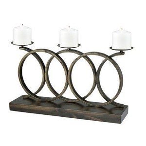 Best Selling <b>Metal</b> Candle Stand Aluminium Wedding Decoration Centrepiece <b>Bedside</b> Candlestick Set Cheapest Price Candle stand - Product Image 1