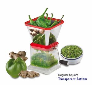 Coupe-piment industriel en plastique personnalisé en gros, haute performance, hachoir à légumes, lame en acier inoxydable - Product Image 6