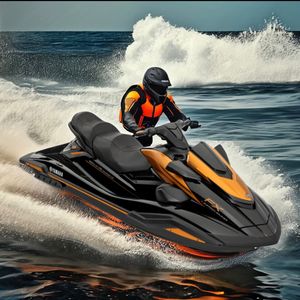 Jet ski jaune et noir RXT-X 300, 150 CV, 1400 cm³, 4 temps, prêt à être expédié - Product Image 1
