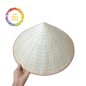 Chapeau conique vietnamien de qualité supérieure durable, respirant et élégant chapeau en feuille de palmier naturel pour l'agriculture et l'usure quotidienne - Product Image 2