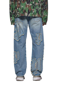 Chaqueta Bomber de Piel de Vaca Lavada Clara, Estilo Y2K, Ajuste Holgado, Pierna Ancha, Desgastada, Impermeable, Resistente al Viento, Ecológica - Product Image 4