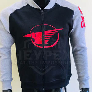 Sudaderas con capucha de diseño superior para hombre para invierno, ropa de calle superventas, bordado de manga frontal, patrón sólido, stock teñido liso de alta calidad - Product Image 3