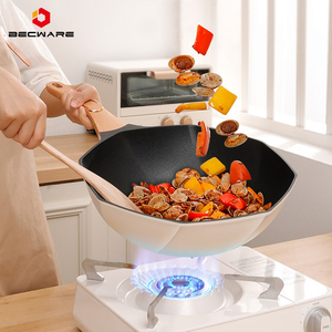 Padella ottagonale, padella antiaderente, padella, padella a fondo piatto - Product Image 4