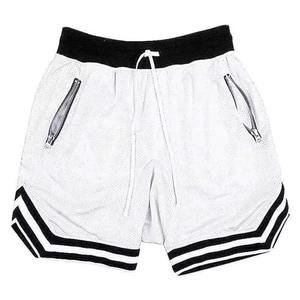 High Quality Custom Logo Basketball Mesh Sports <b>Shorts</b> Sublimated <b>Zip</b> Pocket <b>Men</b> s Polyester Plain <b>Shorts</b> - Product Image 4