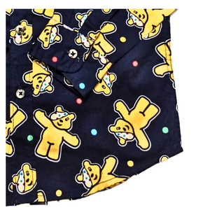 Vêtements pour enfants Chemises habillées pour garçons imprimées Logo personnalisé Décontracté Respirant Écologique Séchage rapide Manches longues Coton super doux - Product Image 4