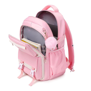 Mochila escolar impermeable de alta calidad 2025 Sweet Pink nueva versión OEM para niñas y niños - Product Image 3