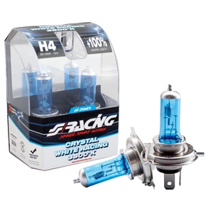 Ampoules halogènes H4 Crystal White Racing - Product Image 1