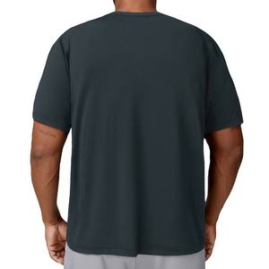 T-shirts de sport en gros personnalisés, style sportif, jersey doux et respirant, t-shirt à manches courtes de poids lourd pour hommes - Product Image 5