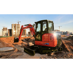 Excavadora usada Kubota bien mantenida, mini excavadora duradera de 1,7 toneladas para minería, de la marca Kubota - Product Image 1