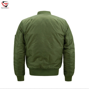 . Blouson aviateur homme léger tissu respirant fermeture à glissière complète sur le devant parfait pour les vêtements décontractés et les aventures en plein air - Product Image 3