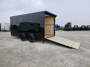 Nouveaux remorques Cross Trailers 2027 7 x 16 TA Cargo fermé / 84 pouces / LIGHTLID / .080 / COMPLETLEMENT ÉQUIPE - Product Image 5