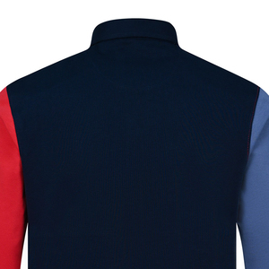 Polo pour homme à manches longues, style rugby, en coton, col chemise, coupe ajustée, streetwear tendance, polo de rugby - Product Image 5