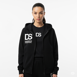 ชุดกีฬาขนแกะซิปรูดซิปสำหรับผู้หญิงรุ่นใหม่ปี2025ชุดกีฬาลำลองปรับแต่งได้สำหรับฤดูหนาว - Product Image 1