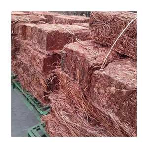 Alambre de cobre bien clasificado, chatarra desnuda, grado brillante, dos cables mezclados, 99% contenido de cobre DE origen - Product Image 6