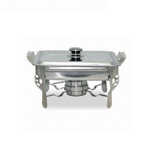 Plato de frotamiento Rectangular de acero inoxidable, calentador de alimentos de calidad Superior, plato de frotamiento para Buffet, Hotel, restaurante, catering, servicio - Product Image 1