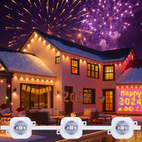 Guirlandes lumineuses extérieures permanentes professionnelles 24V RGB LED Pixel de 30m et 60m pour les maisons et les bâtiments – Éclairage de Noël
