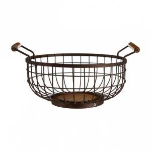 Cesta de fruta de Metal de alambre de hierro de alta calidad estándar, centros de mesa de cena, cesta de fruta para precio al por mayor - Product Image 5