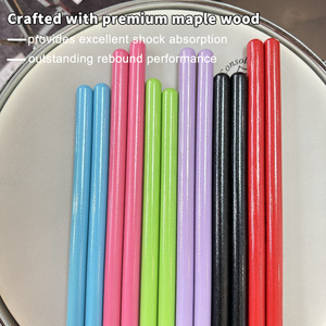 <span class=keywords><strong>Baquetas</strong></span> coloridas de arce 5A con agarre cómodo y acabado antideslizante, <span class=keywords><strong>baquetas</strong></span> personalizadas OEM disponibles Maple 5A OEM Jazz - Product Image 3