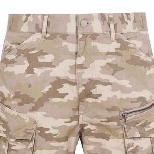 Pantalon cargo décontracté imprimé de conception amusante imprimé personnalisé d'usine Short ample cinq quarts cargo pour hommes - Product Image 5