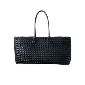 Bolso Tote de Hombro Tejido Elegante Personalizado, Bolso de Mano de Gran Capacidad con Asa Superior, Bolso de Compras Estiloso para Mujer - Product Image 3