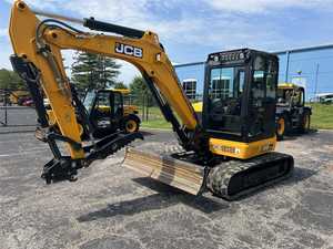 Mini-excavatrice JCB 55Z-1 neuve/d'occasion 2023 avec moteur, vérin hydraulique, pompe hydraulique et boîte de vitesses - PLC - Type chenillé - Expédition rapide - Product Image 1
