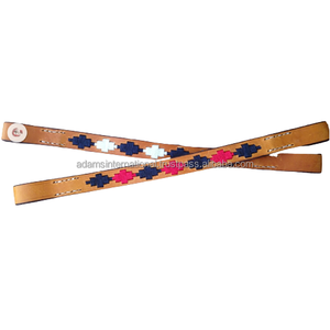 Banda de cejas de polo de cuero de caballo de alta calidad para deportes al aire libre Adams International-Mayorista y fabricante - Product Image 1