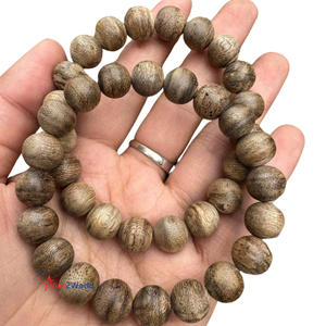 Pulsera de joyería de madera de 10mm de 20 cuentas lujosas de alta calidad Pure Vietnam Bakhoor Agarwood Oud Sweet Smell Underwater Superior - Product Image 4