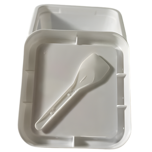 Vaso para helado de 5 oz con soporte para cuchara y tapa, impresión de logotipo y color personalizados, precio al por mayor - Product Image 6