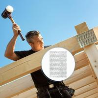 Placa Conectora de Madera de Tamaño Personalizado, Placa de Unión de Madera de Doble Cara con Clavos para Refuerzo de Techos y Estructuras