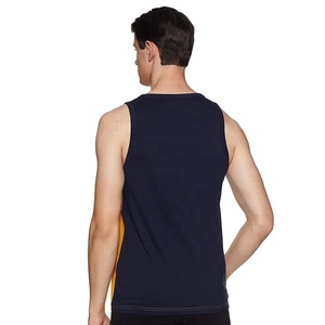 Camiseta de algodón sin mangas para hombre, chaleco deportivo con estampado de sublimación para entrenamiento de Fitness, servicio OEM - Product Image 2