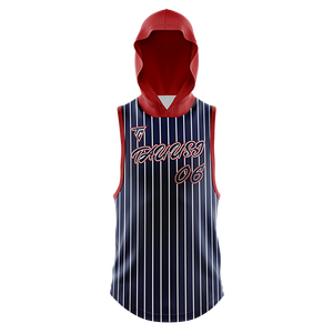 Sudadera con Capucha sin Mangas de Forro Polar con Logotipo Bordado Personalizado para Hombre, Deportiva, Transpirable, para Entrenamiento de Baloncesto, para Invierno - Product Image 1