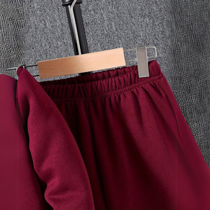 Survêtements décontractés d'hiver pour hommes avec logo personnalisé tissu polaire de haute qualité ensembles teints en couleur disponible directement à l'usine OEM ODM Design - Product Image 4