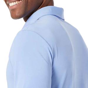 Fabricante de ropa Polo para hombres Ropa de deporte de manga corta de secado rápido Venta al por mayor precio barato Polo para hombres - Product Image 4