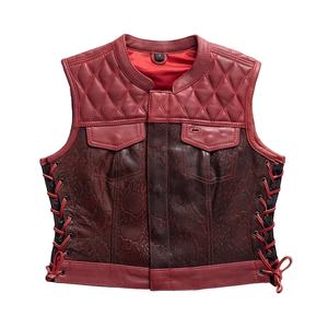 Ropa de moda 2025 Chalecos de cuero Transpirable Personalizado Buena calidad Diseño superior Chaleco de cuero - Product Image 1