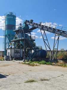 Stationary 60 60 M3/h Stationary Concrete Batching Plant with PLC Motor and Engine Fixed Concrete Mixing Solution - Product Image 3